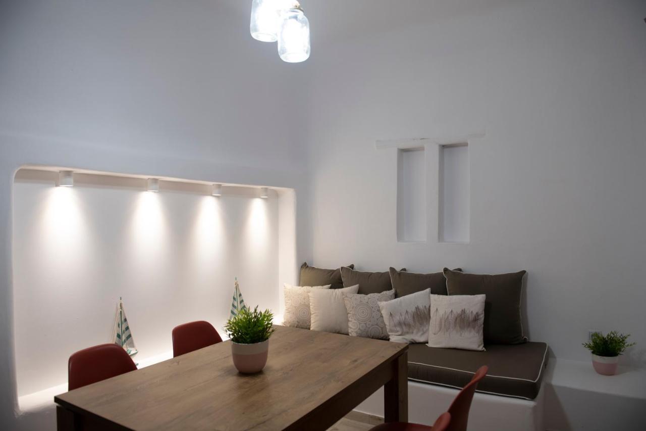 Superior Beachfront Apartment 1 With View To The Aegean Sea Panormos  Exterior foto